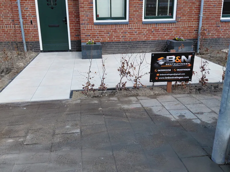 Leveren van materialen door B&N Bestratingen